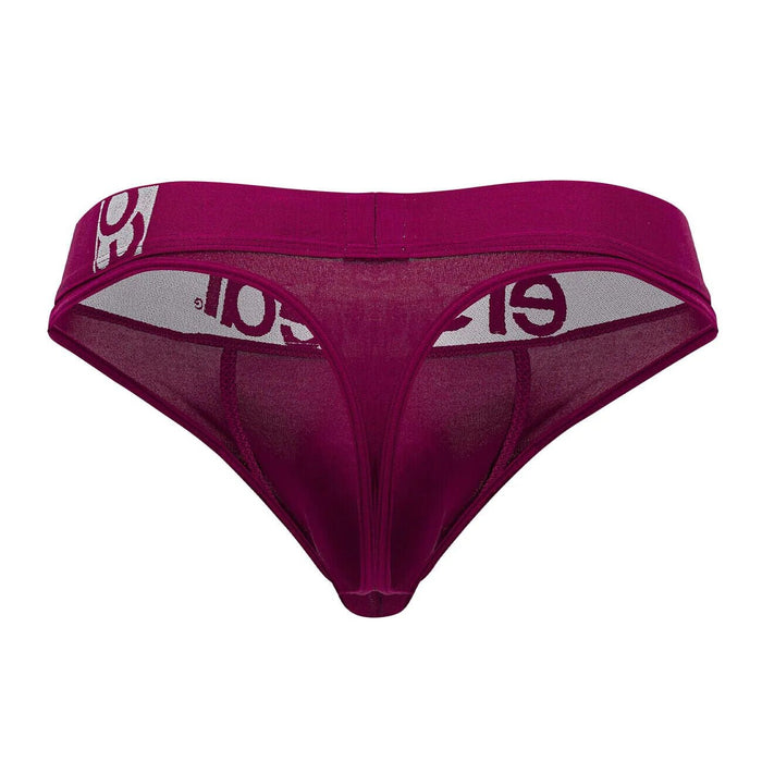 ErgoWear HIP Thong Stretchy Quick - Dry Soft MicroFibre Thongs in Plum Red 1499 - SexyMenUnderwear.com