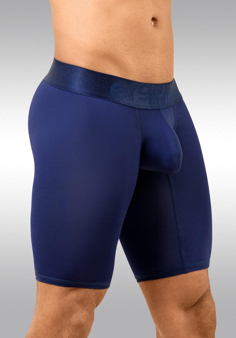 ErgoWear Long Boxer MAX BOLD Bikers Athletic Shorts in Dark Blue 1781 1413