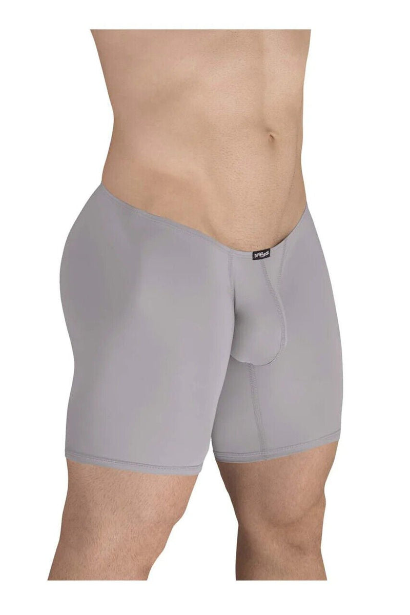 ERGOWEAR Long Boxer X4D Seamed Pouch Midcut Silver Gray 1594 924