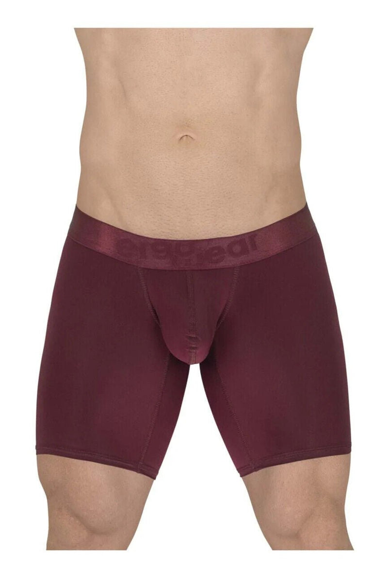 ErgoWear Long Length Boxer MAX XX Mid - Cut Stretchy Pomegranate Red 16244