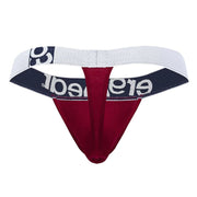 ErgoWear MAX Cotton Thong Low - Rise Snug Fit Thong Red Garnet 14786