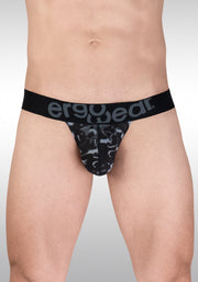 ErgoWear MAX SE Bikini Brief Camo 3D Pouch Micro Mesh Black 1723 1303