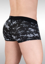 ErgoWear MAX SE Camo Boxer Trunk 3D Pouch Micro Mesh Stretch Black 1724 1283