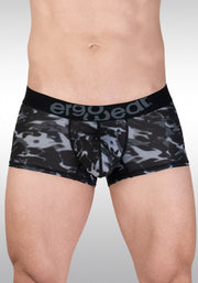 ErgoWear MAX SE Camo Boxer Trunk 3D Pouch Micro Mesh Stretch Black 1724 1282