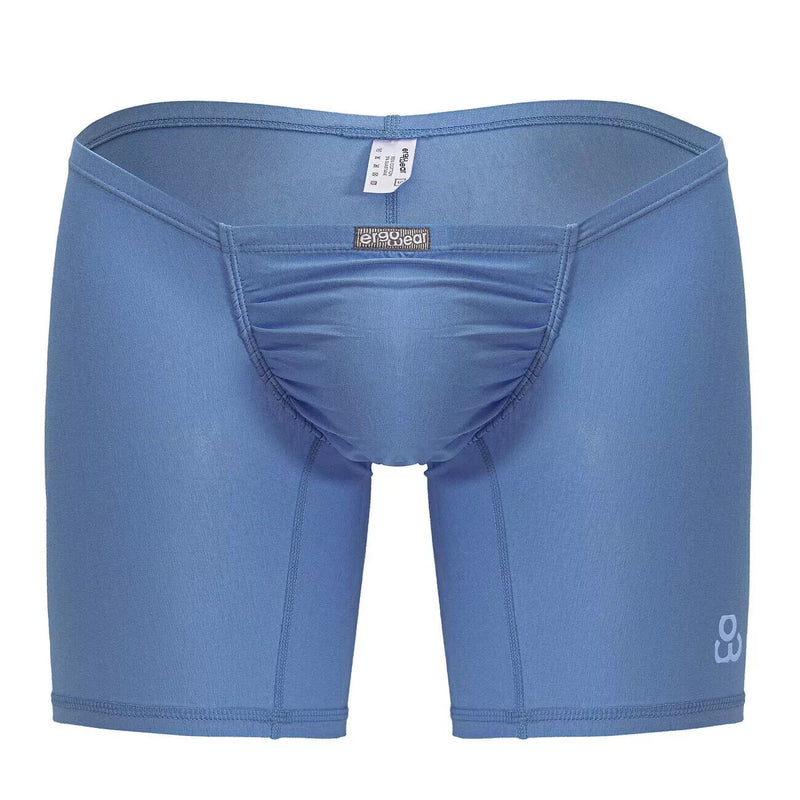 ErgoWear Mid - Cut Boxer Briefs Feel GR8 Long Cotton Boxer in Light Blue 1733 1245