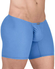 ErgoWear Mid - Cut Boxer Briefs Feel GR8 Long Cotton Boxer in Light Blue 1733 1241