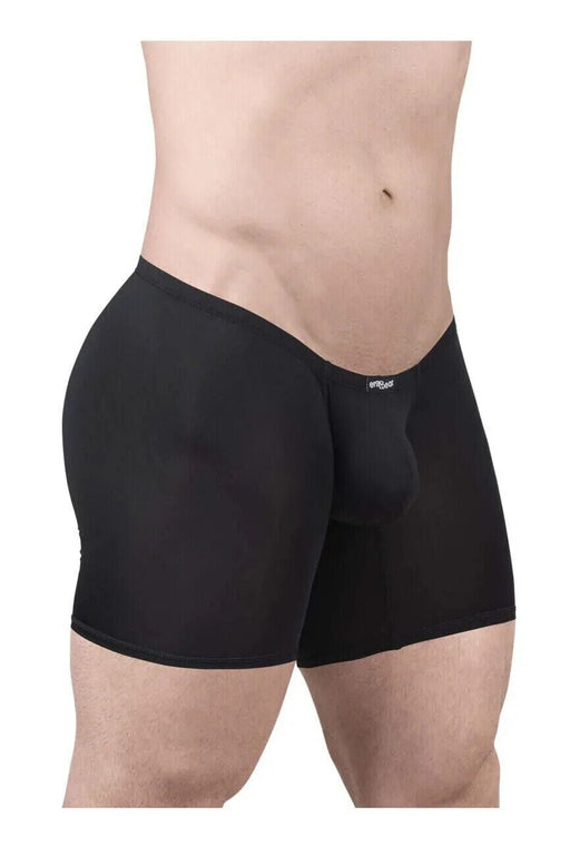ErgoWear MidCut X4D Long Boxer Briefs 3D Seamed Pouch in Black 17021