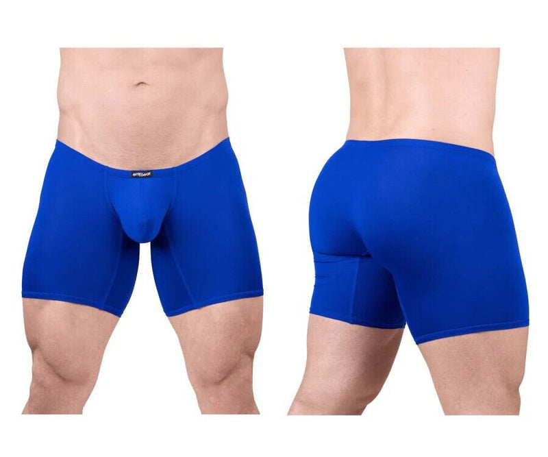 ErgoWear MidCut X4D Long Boxer Briefs 3D Seamed Pouch in Royal Blue 17101