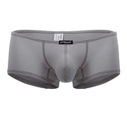 ERGOWEAR Mini Boxer X4D Seamed Pouch Low - Rise Trunks Silver Gray 1593 935