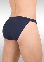 ErgoWear SLK Bikini Briefs Flat Seams 3 - Dimensional Pouch Navy Blue 1653 232