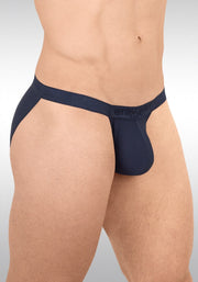ErgoWear SLK Bikini Briefs Flat Seams 3 - Dimensional Pouch Navy Blue 1653 233
