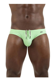 ErgoWear Swimwear SW X4D Swim Bikini Briefs in Bright Green 16925