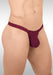 ErgoWear Thong SLK Hyper - Soft 3Dimensional Pouch Burgundy Red 1656 6 - SexyMenUnderwear.com