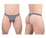 ErgoWear Thong X4D Quick Dry and Resilient Soft Thongs in Gray 1703 - SexyMenUnderwear.com