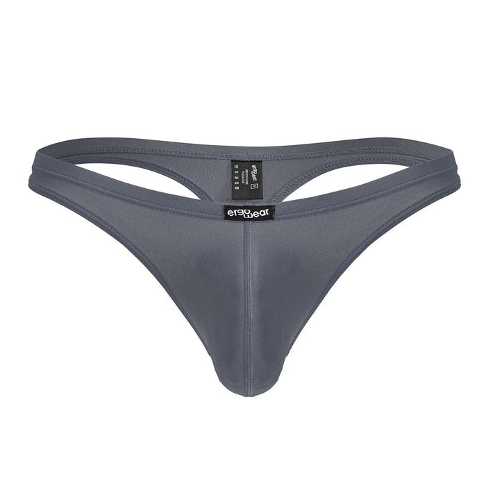 ErgoWear Thong X4D Quick Dry and Resilient Soft Thongs in Gray 1703 - SexyMenUnderwear.com