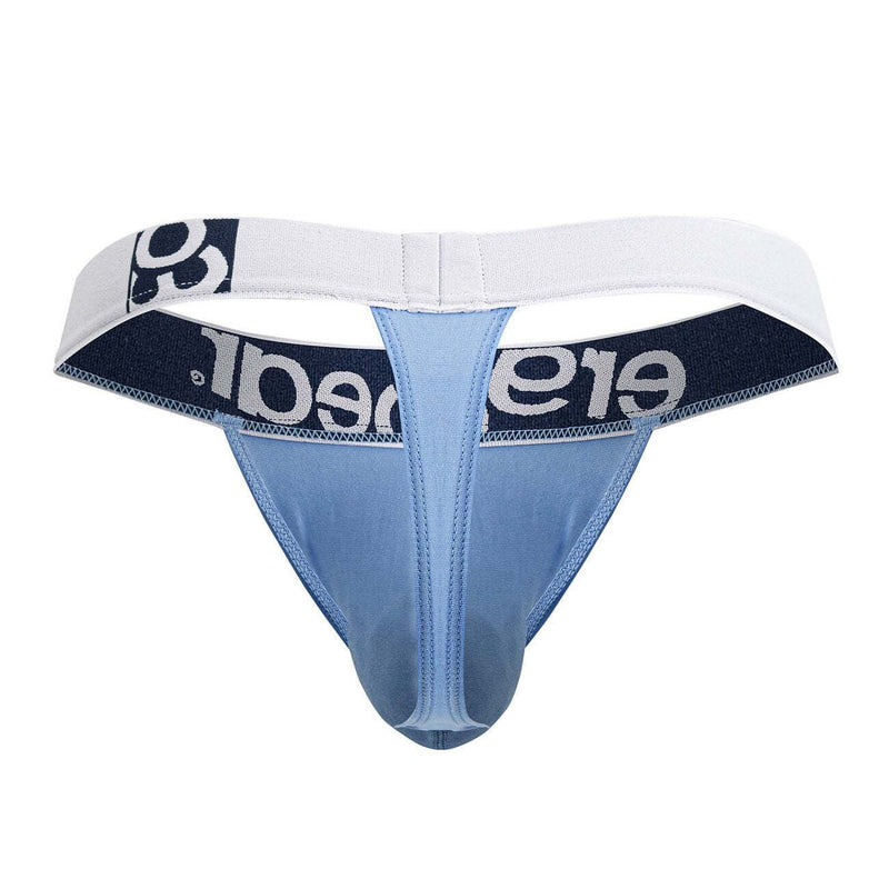 ErgoWear Thongs MAX Cotton Lightweight Men Thong in Light Blue 17117