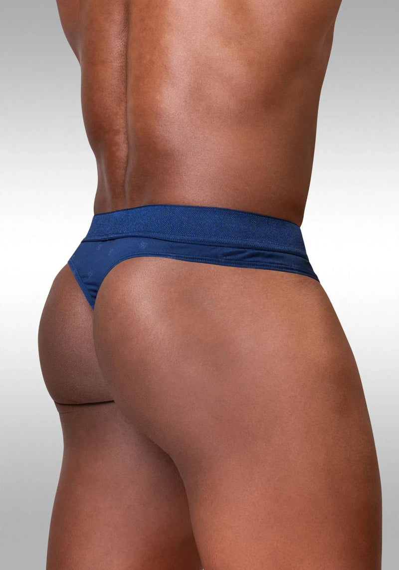 ErgoWear Thongs Micromesh FEEL SE Elastic Adaptable Pouch in Navy Blue 1750 293
