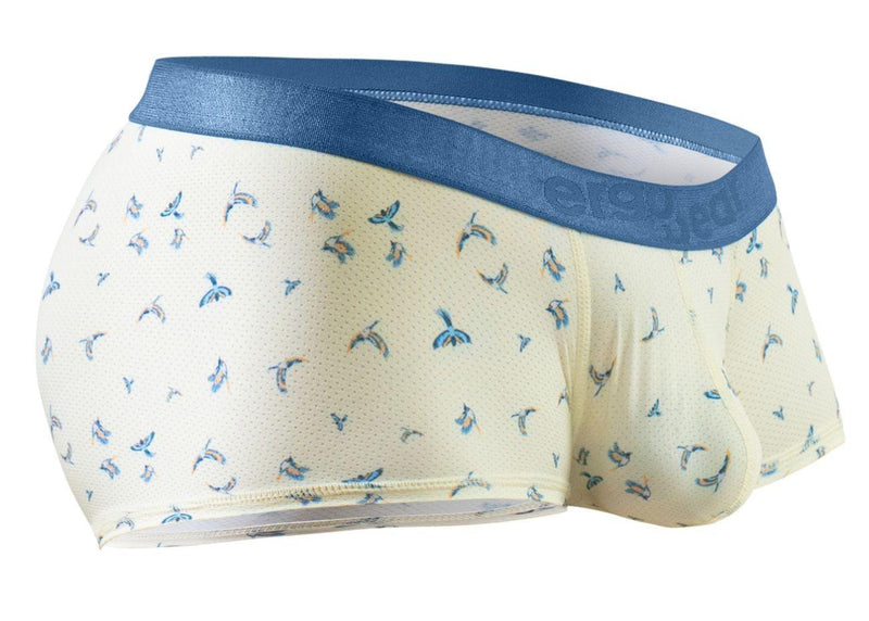 ErgoWear Trunks SLK SE Micro - Mesh Boxer in Vanilla Birds 1770 1074
