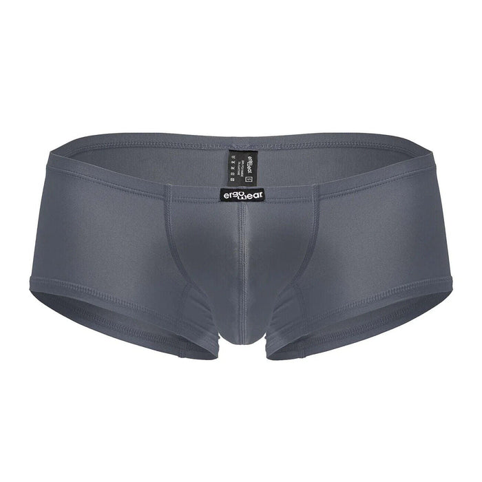 ErgoWear X4D Mini Boxer Trunks 3D - Seamed Pouch in Gray 1705 - SexyMenUnderwear.com