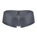 ErgoWear X4D Mini Boxer Trunks 3D - Seamed Pouch in Gray 1705 - SexyMenUnderwear.com