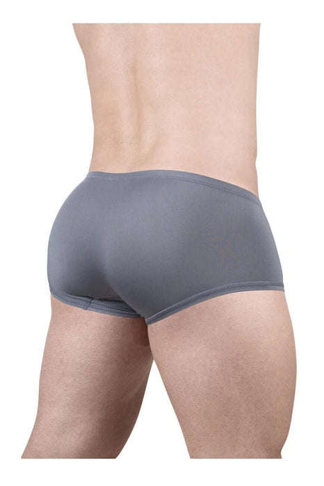 ErgoWear X4D Mini Boxer Trunks 3D - Seamed Pouch in Gray 1705 - SexyMenUnderwear.com