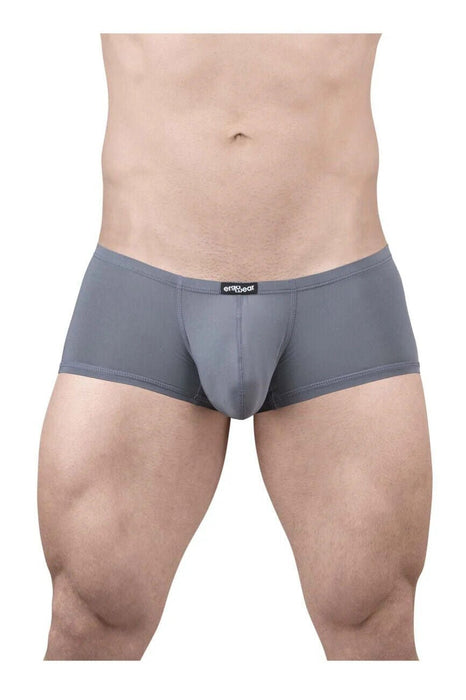 ErgoWear X4D Mini Boxer Trunks 3D - Seamed Pouch in Gray 1705 - SexyMenUnderwear.com