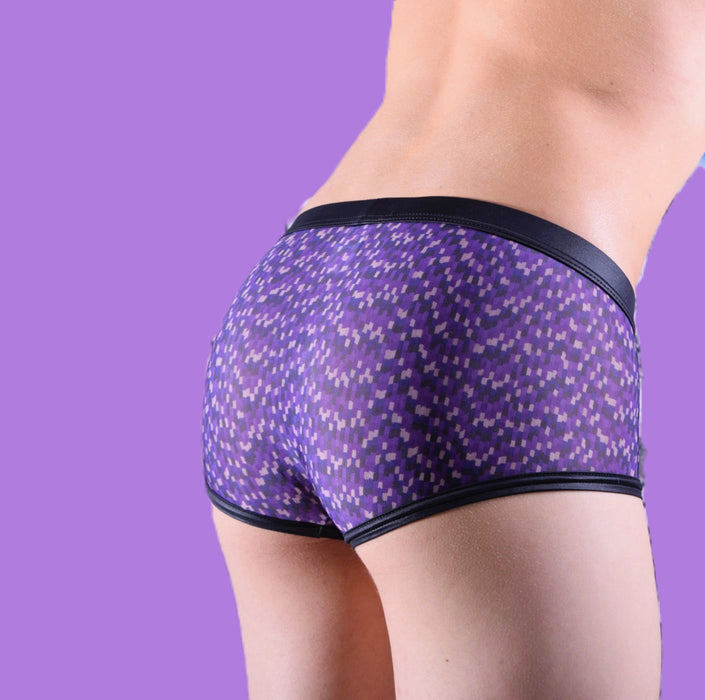 Gregg Homme Mini Boxer Seconde peau Violet 143005 14