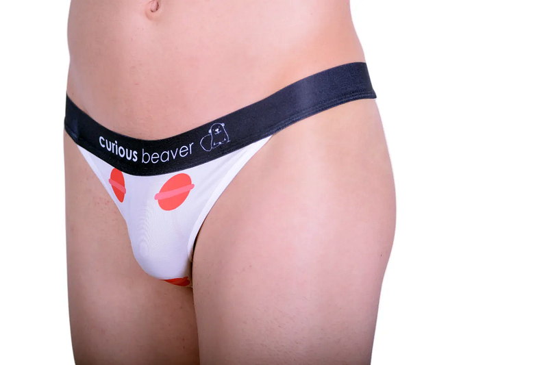 XS JJ Malibu sucette FEMME sexy emo twink boy mini slips Tissu fin 3
