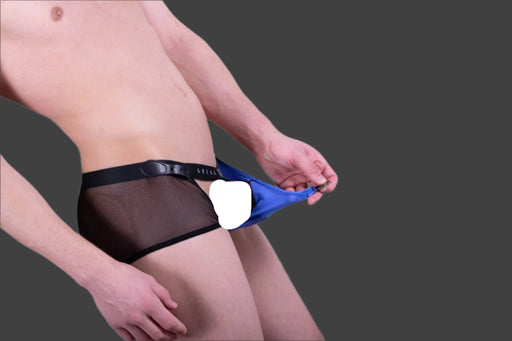 Gregg Homme Boxer Briefs Sexy Chaser C - Ring Detachable Pouch Blue 141005 1271