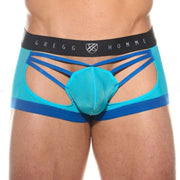 Gregg Homme Boxer SLINGSHOT Sheer Boxer Briefs in Aqua 200205 G582