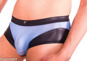 Gregg Homme Boxer Two - Timer Faux - Leather Fabric Blue 130305 719