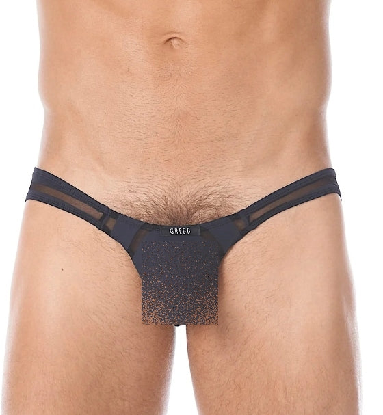 Gregg Homme Brief Encore Semi See-Through Slip Navy 160603 115