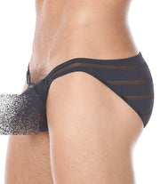 Gregg Homme Brief Encore Semi See-Through Slip Navy 160603 115