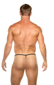 Gregg Homme JAG String in Sheer Mesh Silver 200814 G863