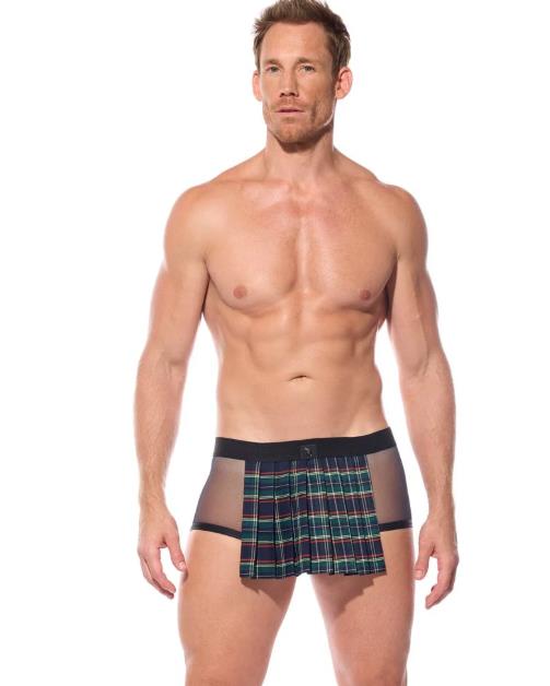 Gregg Homme Kilt Boxer Brief Combo KINKILT With Soft Mesh Navy 210505 GT32