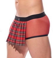 Gregg Homme Kilt Boxer Brief Combo KINKILT With Soft Mesh Red 210505 GT31