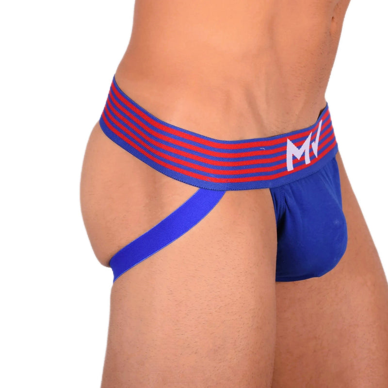 Jockstrap Modus Vivendi Jock Marine Superior Quality Cotton Elastan Blue 10815 143