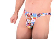 JOE SNYDER Thong Bulge Front Pouch Shining String Tanga Comics JS03 312