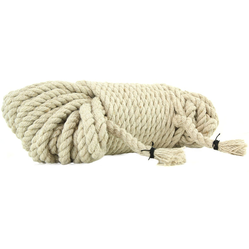 KINK By Doc Johnson Rope Hog - Tied Bind & Tie Hemp Rope 30'/9m4