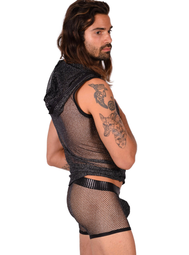 Medium Kit Gregg Homme Hood Tank Top & Boxer Sparkling Black 33661 MX14