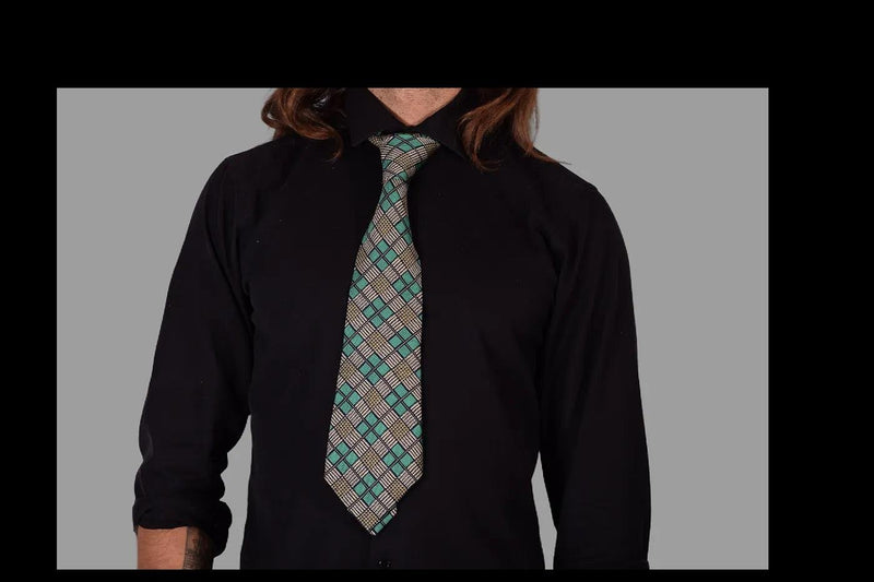 KITON Napoli Chic ART Men's neck Tie 100% Silk 58'' long K124