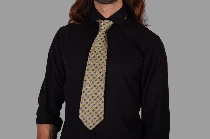 KITON Napoli Chic ART Men's neck Tie 100% Silk 58'' long K281