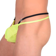 L SMU Sexy Neon Yellow Thong 33544 MX135