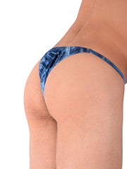Large SKINZ Tanning Thong Blue print 2159 30" 32" 12
