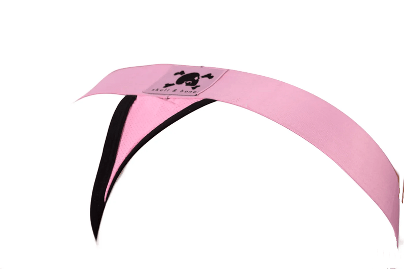 Large SKULL & BONES Jockstrap Limited Edition Pink Mesh 26