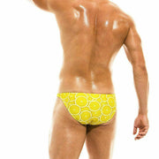 LARGE Swimwear Fruity Modus Vivendi Swim - Briefs Low Cut Lemon Yellow FS1911 562