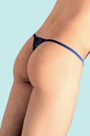 L'Homme Invisible G - String La Nuit Fleurie Snaps Y - Back Thong MY83 72