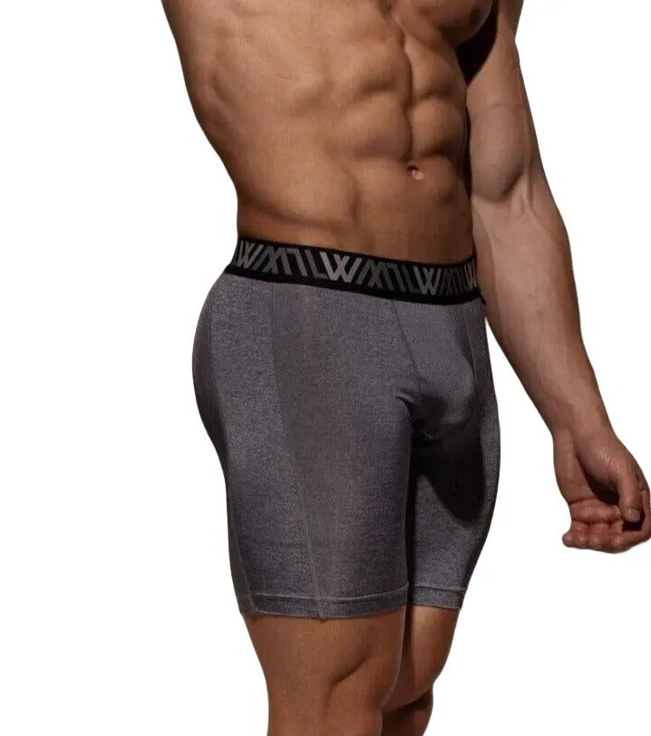LVW AMSTERDAM Short de sport serré Gym Jammer Activewear Charbon de bois 20