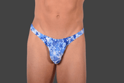 M - L SMU thong aqua 30 - 32 inch waist 105222 MX21