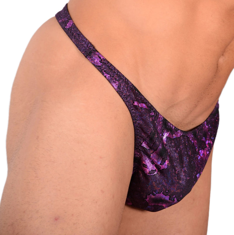 M SMU Sensual Thong Purple Party 33591 MX135